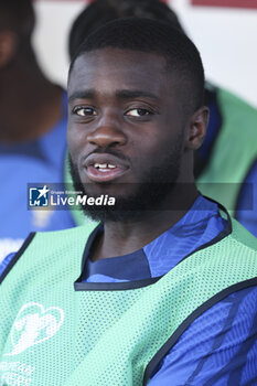 2023-06-16 - Dayot Upamecano of France during the UEFA Euro 2024, European Qualifiers, Group B, football match between Gibraltar and France on June 16, 2023 at Estadio Algarve in Faro, Portugal - FOOTBALL - EURO 2024 - QUALIFYING - GIBRALTAR V FRANCE - UEFA EUROPEAN - SOCCER