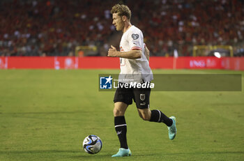 2023-06-17 - Florian Kainz of Austria during the UEFA Euro 2024, European Qualifiers, Group F, football match between Belgium and Austria on June 17, 2023 at King Baudouin Stadium in Brussels, Belgique - FOOTBALL - EURO 2024 - QUALIFYING - BELGIUM V AUSTRIA - UEFA EUROPEAN - SOCCER
