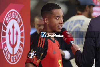 2023-06-17 - Youri Tielemans of Belgium answers to the media following the UEFA Euro 2024, European Qualifiers, Group F, football match between Belgium and Austria on June 17, 2023 at King Baudouin Stadium in Brussels, Belgique - FOOTBALL - EURO 2024 - QUALIFYING - BELGIUM V AUSTRIA - UEFA EUROPEAN - SOCCER