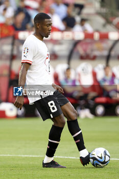 2023-06-17 - David Alaba of Austria during the UEFA Euro 2024, European Qualifiers, Group F, football match between Belgium and Austria on June 17, 2023 at King Baudouin Stadium in Brussels, Belgique - FOOTBALL - EURO 2024 - QUALIFYING - BELGIUM V AUSTRIA - UEFA EUROPEAN - SOCCER