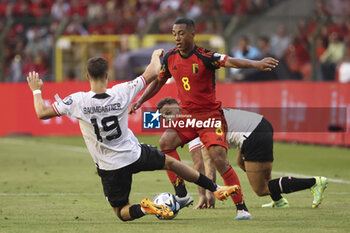 2023-06-17 - Youri Tielemans of Belgium during the UEFA Euro 2024, European Qualifiers, Group F, football match between Belgium and Austria on June 17, 2023 at King Baudouin Stadium in Brussels, Belgique - FOOTBALL - EURO 2024 - QUALIFYING - BELGIUM V AUSTRIA - UEFA EUROPEAN - SOCCER