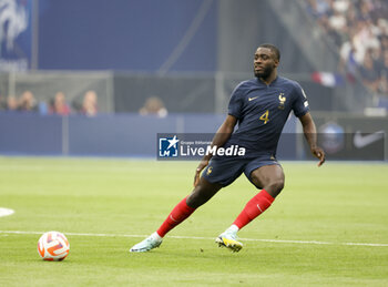 2023-06-19 - Dayot Upamecano of France during the UEFA Euro 2024, European Qualifiers, Group B, football match between France and Greece on June 19, 2023 at Stade de France in Saint-Denis, France - FOOTBALL - EURO 2024 - QUALIFYING - FRANCE V GREECE - UEFA EUROPEAN - SOCCER