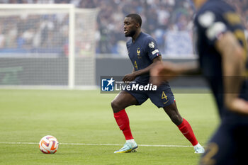 2023-06-19 - Dayot Upamecano of France during the UEFA Euro 2024, European Qualifiers, Group B, football match between France and Greece on June 19, 2023 at Stade de France in Saint-Denis, France - FOOTBALL - EURO 2024 - QUALIFYING - FRANCE V GREECE - UEFA EUROPEAN - SOCCER