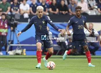 2023-06-19 - Antoine Griezmann, Kingsley Coman of France during the UEFA Euro 2024, European Qualifiers, Group B, football match between France and Greece on June 19, 2023 at Stade de France in Saint-Denis, France - FOOTBALL - EURO 2024 - QUALIFYING - FRANCE V GREECE - UEFA EUROPEAN - SOCCER