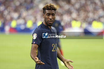 2023-06-19 - Kingsley Coman of France during the UEFA Euro 2024, European Qualifiers, Group B, football match between France and Greece on June 19, 2023 at Stade de France in Saint-Denis, France - FOOTBALL - EURO 2024 - QUALIFYING - FRANCE V GREECE - UEFA EUROPEAN - SOCCER