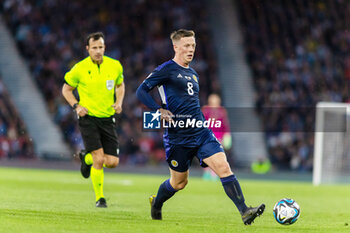 2023-06-20 - Callum McGregor of Scotland during the UEFA Euro 2024, European Qualifiers, Group A football match between Scotland and Georgia on 20 June 2023 at Hampden Park in Glasgow, Scotland - FOOTBALL - EURO 2024 - QUALIFYING - SCOTLAND V GEORGIA - UEFA EUROPEAN - SOCCER