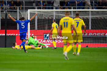 2023-09-12 - Italy’s Davide Frattesi scores a goal 1-0 - UEFA EURO 2024 - EUROPEAN QUALIFIERS - ITALY VS UKRAINE - UEFA EUROPEAN - SOCCER