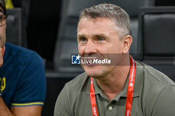 2023-09-12 - Ukraine’s Head Coach Serhij Rebrov - UEFA EURO 2024 - EUROPEAN QUALIFIERS - ITALY VS UKRAINE - UEFA EUROPEAN - SOCCER