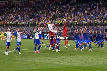 2023-09-12 - Italy greets the fans at the end of the match - UEFA EURO 2024 - EUROPEAN QUALIFIERS - ITALY VS UKRAINE - UEFA EUROPEAN - SOCCER