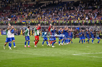 2023-09-12 - Italy greets the fans at the end of the match - UEFA EURO 2024 - EUROPEAN QUALIFIERS - ITALY VS UKRAINE - UEFA EUROPEAN - SOCCER