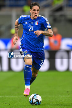 2023-09-12 - Italy’s Nicolo Zaniolo portrait in action - UEFA EURO 2024 - EUROPEAN QUALIFIERS - ITALY VS UKRAINE - UEFA EUROPEAN - SOCCER