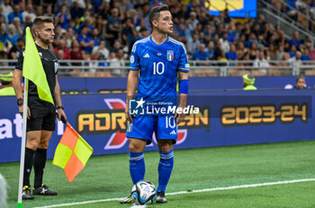 2023-09-12 - Italy’s Giacomo Raspadori portrait - UEFA EURO 2024 - EUROPEAN QUALIFIERS - ITALY VS UKRAINE - UEFA EUROPEAN - SOCCER