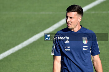 2023-09-04 - Italian players Nicolo Casale - ITALY TRAINING SESSION - UEFA EUROPEAN - SOCCER