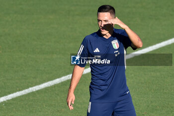 2023-09-04 - Italian player Giacomo Raspadori - ITALY TRAINING SESSION - UEFA EUROPEAN - SOCCER