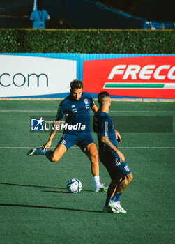 2023-09-04 - Mateo Retegui Shooting - ITALY TRAINING SESSION - UEFA EUROPEAN - SOCCER
