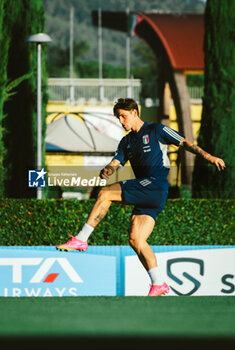 2023-09-04 - Nicolo Zaniolo Shooting - ITALY TRAINING SESSION - UEFA EUROPEAN - SOCCER