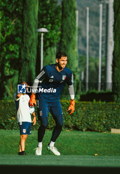 2023-09-04 - Goalkeeper Alex Meret - ITALY TRAINING SESSION - UEFA EUROPEAN - SOCCER