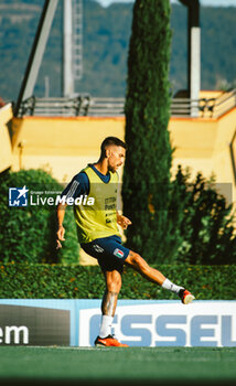 2023-09-04 - Lorenzo Pellegrini Portrait - ITALY TRAINING SESSION - UEFA EUROPEAN - SOCCER