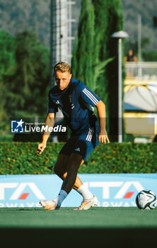 2023-09-04 - Davide Frattessi portrait - ITALY TRAINING SESSION - UEFA EUROPEAN - SOCCER