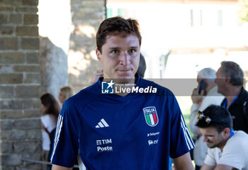 2023-09-04 - Federico Chiesa Portrait - ITALY TRAINING SESSION - UEFA EUROPEAN - SOCCER