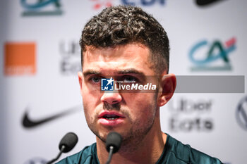 2023-09-06 - John EGAN of Ireland during the press conference of the Ireland team ahead of the UEFA Euro 2024, European Qualifiers football match between France and Ireland, on September 6, 2023 at Parc des Princes Stadium in Paris, France - FOOTBALL - EURO 2024 - FRANCE V REPUBLIC OF IRELAND - TRAINING AND PRESS CONFERENCE - UEFA EUROPEAN - SOCCER
