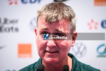 2023-09-06 - Stephen KENNY of Ireland during the press conference of the Ireland team ahead of the UEFA Euro 2024, European Qualifiers football match between France and Ireland, on September 6, 2023 at Parc des Princes Stadium in Paris, France - FOOTBALL - EURO 2024 - FRANCE V REPUBLIC OF IRELAND - TRAINING AND PRESS CONFERENCE - UEFA EUROPEAN - SOCCER