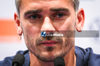 2023-09-06 - Antoine GRIEZMANN of France during the press conference of the French team ahead of the UEFA Euro 2024, European Qualifiers football match between France and Ireland, on September 6, 2023 at Parc des Princes Stadium in Paris, France - FOOTBALL - EURO 2024 - FRANCE V REPUBLIC OF IRELAND - TRAINING AND PRESS CONFERENCE - UEFA EUROPEAN - SOCCER