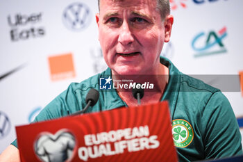 2023-09-06 - Stephen KENNY of Ireland during the press conference of the Ireland team ahead of the UEFA Euro 2024, European Qualifiers football match between France and Ireland, on September 6, 2023 at Parc des Princes Stadium in Paris, France - FOOTBALL - EURO 2024 - FRANCE V REPUBLIC OF IRELAND - TRAINING AND PRESS CONFERENCE - UEFA EUROPEAN - SOCCER