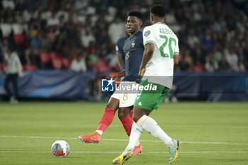 2023-09-07 - Aurelien Tchouameni of France during the UEFA Euro 2024, European Qualifiers Group B football match between France and Republic of Ireland on September 7, 2023 at Parc des Princes stadium in Paris, France - FOOTBALL - EURO 2024 - QUALIFYING - FRANCE V REPUBLIC OF IRELAND - UEFA EUROPEAN - SOCCER