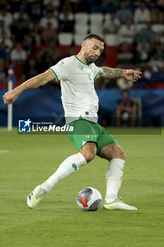 2023-09-07 - Dara O’Shea of Ireland during the UEFA Euro 2024, European Qualifiers Group B football match between France and Republic of Ireland on September 7, 2023 at Parc des Princes stadium in Paris, France - FOOTBALL - EURO 2024 - QUALIFYING - FRANCE V REPUBLIC OF IRELAND - UEFA EUROPEAN - SOCCER