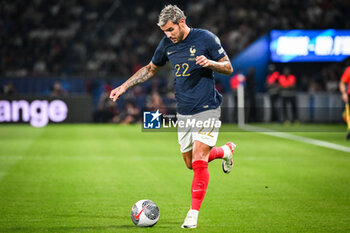 2023-09-07 - Theo HERNANDEZ of France during the UEFA Euro 2024, European Qualifiers Group B football match between France and Republic of Ireland on September 7, 2023 at Parc des Princes stadium in Paris, France - FOOTBALL - EURO 2024 - QUALIFYING - FRANCE V REPUBLIC OF IRELAND - UEFA EUROPEAN - SOCCER