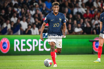 2023-09-07 - Kingsley COMAN of France during the UEFA Euro 2024, European Qualifiers Group B football match between France and Republic of Ireland on September 7, 2023 at Parc des Princes stadium in Paris, France - FOOTBALL - EURO 2024 - QUALIFYING - FRANCE V REPUBLIC OF IRELAND - UEFA EUROPEAN - SOCCER