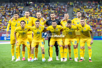 2023-09-12 - Team of Romania during the UEFA Euro 2024, European Qualifiers, Group I football match between Romania and Kosovo on September 12, 2023 at Arena Nationala in Bucharest, Romania - FOOTBALL - EURO 2024 - QUALIFYING - ROMANIA V KOSOVO - UEFA EUROPEAN - SOCCER