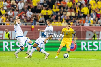 2023-09-13 - Nicolae Stanciu of Romania during the UEFA Euro 2024, European Qualifiers, Group I football match between Romania and Kosovo on September 12, 2023 at Arena Nationala in Bucharest, Romania - FOOTBALL - EURO 2024 - QUALIFYING - ROMANIA V KOSOVO - UEFA EUROPEAN - SOCCER