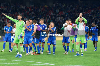 2023-10-14 - Italy applauds fans - UEFA EURO 2024 QUALIFIERS - ITALY VS MALTA - UEFA EUROPEAN - SOCCER