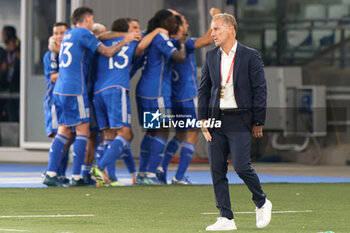 2023-10-14 - Michele Marcolini head coach of Malta disappointment - UEFA EURO 2024 QUALIFIERS - ITALY VS MALTA - UEFA EUROPEAN - SOCCER