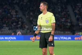 2023-10-14 - the Referee Duje Strukan of Croatia - UEFA EURO 2024 QUALIFIERS - ITALY VS MALTA - UEFA EUROPEAN - SOCCER