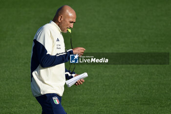 2023-10-09 - Head coach of Italy Luciano Spalletti - ITALY TRAINING SESSION - UEFA EUROPEAN - SOCCER