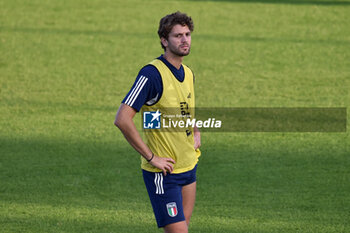 2023-10-09 - Italian player Manuel Locatelli - ITALY TRAINING SESSION - UEFA EUROPEAN - SOCCER