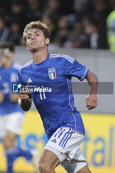 2023-10-17 - Tommaso Baldanzi of Italy during Italy U21  vs Norway U21, 3° match of European Qualifiers 2025 group A, game at GNerone Claudio Druso in Bolzano - Bolzen (BZ), Italy, on October 17, 2023. - 2025 UEFA EURO UNDER 21 QUALIFIERS - ITALY VS NORWAY - UEFA EUROPEAN - SOCCER