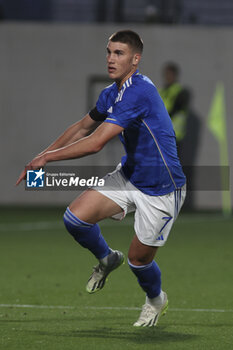 2023-10-17 - Cesare Casadei of Italy  during Italy U21  vs Norway U21, 3° match of European Qualifiers 2025 group A, game at GNerone Claudio Druso in Bolzano - Bolzen (BZ), Italy, on October 17, 2023. - 2025 UEFA EURO UNDER 21 QUALIFIERS - ITALY VS NORWAY - UEFA EUROPEAN - SOCCER