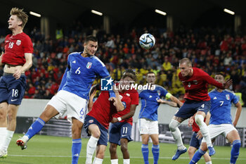 2023-10-17 - Diego Coppola of Italy  during Italy U21  vs Norway U21, 3° match of European Qualifiers 2025 group A, game at GNerone Claudio Druso in Bolzano - Bolzen (BZ), Italy, on October 17, 2023. - 2025 UEFA EURO UNDER 21 QUALIFIERS - ITALY VS NORWAY - UEFA EUROPEAN - SOCCER