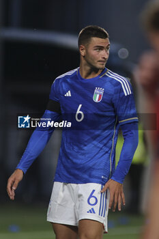 2023-10-17 - Diego Coppola of Italy  during Italy U21  vs Norway U21, 3° match of European Qualifiers 2025 group A, game at GNerone Claudio Druso in Bolzano - Bolzen (BZ), Italy, on October 17, 2023. - 2025 UEFA EURO UNDER 21 QUALIFIERS - ITALY VS NORWAY - UEFA EUROPEAN - SOCCER