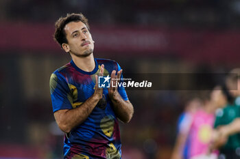 2023-10-12 - Mikel Oyarzabal of Spain warms up during the UEFA EURO 2024, European Qualifiers Group A football match between Spain and Scotland on October 12, 2023 at La Cartuja stadium in Sevilla, Spain - FOOTBALL - EURO 2024 - QUALIFYING - SPAIN V SCOTLAND - UEFA EUROPEAN - SOCCER