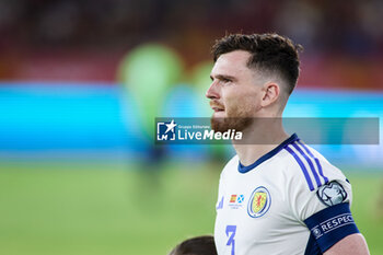 2023-10-12 - Andrew Robertson of Scotland during the UEFA EURO 2024, European Qualifiers Group A football match between Spain and Scotland on October 12, 2023 at La Cartuja stadium in Sevilla, Spain - FOOTBALL - EURO 2024 - QUALIFYING - SPAIN V SCOTLAND - UEFA EUROPEAN - SOCCER