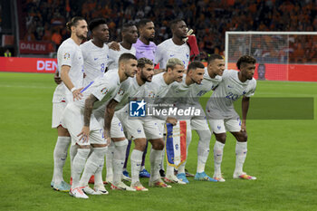 2023-10-13 - Team France poses before the UEFA Euro 2024, Qualifiers Group B football match between Netherlands and France on October 13, 2023 at Johan Cruijff ArenA in Amsterdam, Netherlands - FOOTBALL - EURO 2024 - QUALIFYING - NETHERLANDS V FRANCE - UEFA EUROPEAN - SOCCER