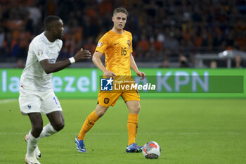 2023-10-13 - Joey Veerman of Netherlands during the UEFA Euro 2024, Qualifiers Group B football match between Netherlands and France on October 13, 2023 at Johan Cruijff ArenA in Amsterdam, Netherlands - FOOTBALL - EURO 2024 - QUALIFYING - NETHERLANDS V FRANCE - UEFA EUROPEAN - SOCCER