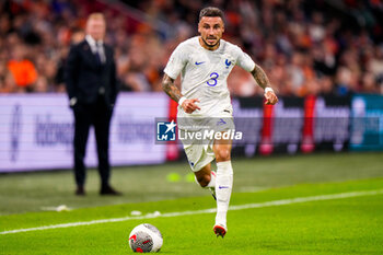 2023-10-13 - Jonathan Clauss of France during the UEFA Euro 2024, Qualifiers Group B football match between Netherlands and France on October 13, 2023 at Johan Cruijff ArenA in Amsterdam, Netherlands - FOOTBALL - EURO 2024 - QUALIFYING - NETHERLANDS V FRANCE - UEFA EUROPEAN - SOCCER