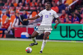 2023-10-13 - Ibrahima Konate of France during the UEFA Euro 2024, Qualifiers Group B football match between Netherlands and France on October 13, 2023 at Johan Cruijff ArenA in Amsterdam, Netherlands - FOOTBALL - EURO 2024 - QUALIFYING - NETHERLANDS V FRANCE - UEFA EUROPEAN - SOCCER