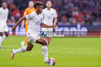 2023-10-13 - Kingsley Coman of France during the UEFA Euro 2024, Qualifiers Group B football match between Netherlands and France on October 13, 2023 at Johan Cruijff ArenA in Amsterdam, Netherlands - FOOTBALL - EURO 2024 - QUALIFYING - NETHERLANDS V FRANCE - UEFA EUROPEAN - SOCCER